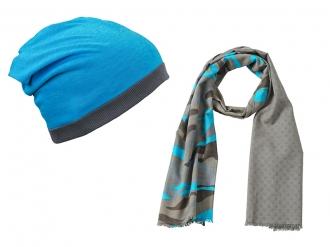 Камуфлажен шал с шапка